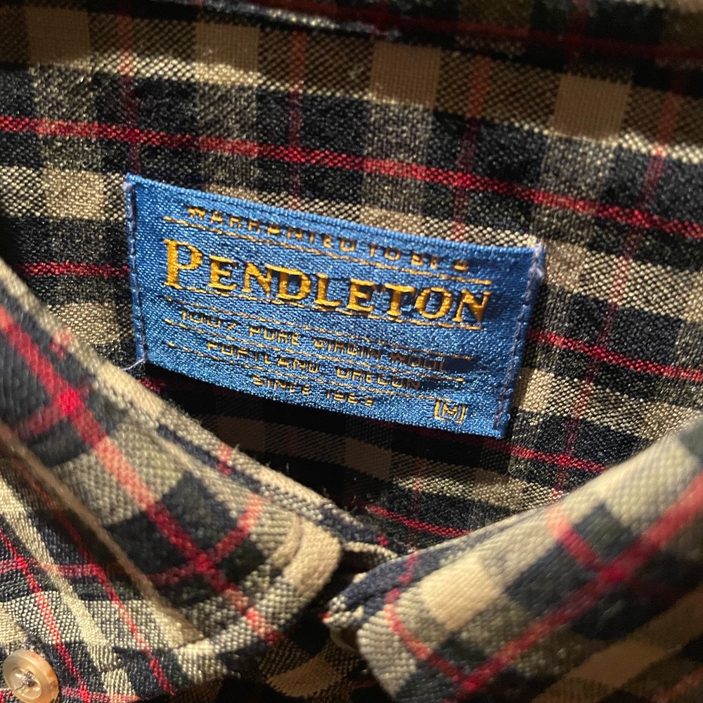 Wool Pendleton button up